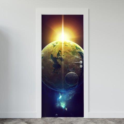 Adesivo de Porta Espacial