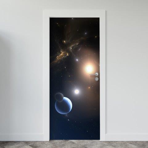 Adesivo de Porta Espacial