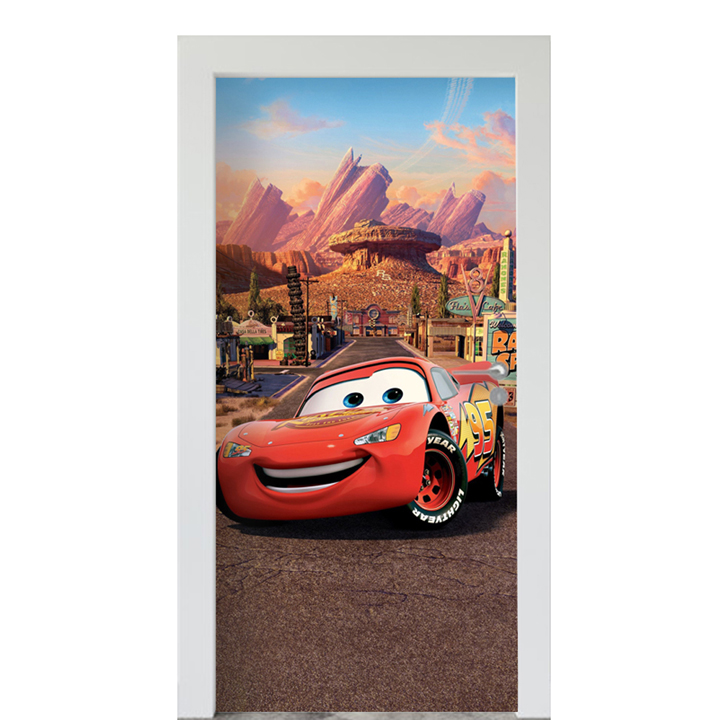 Adesivo de Porta Desenho Carros