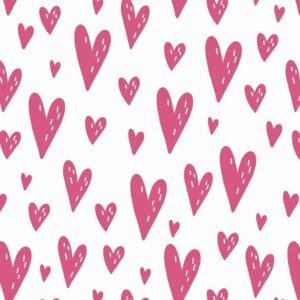 29-34.jpg Papel de Parede Baby Corações de Amor Rosa