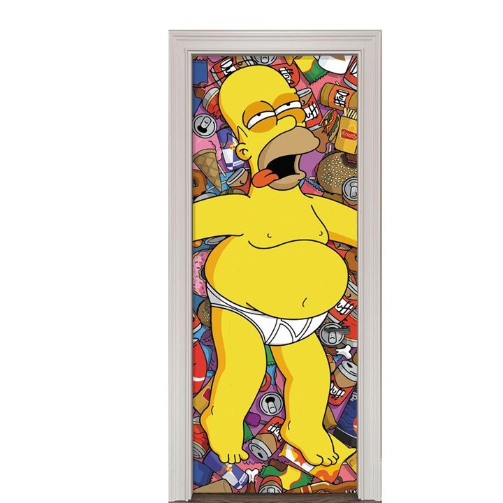 Adesivo de Porta Simpsons