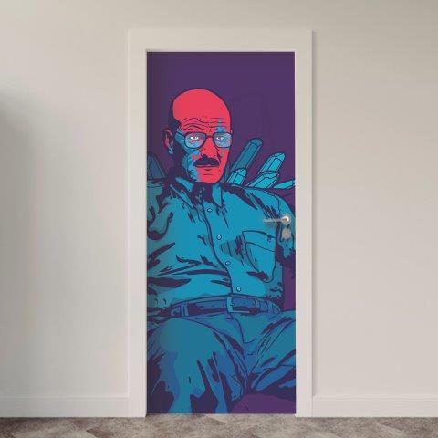 Adesivo de Porta Breaking Bad