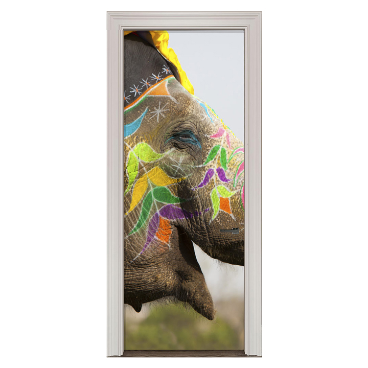 Adesivo de Porta Elefante Cod.30