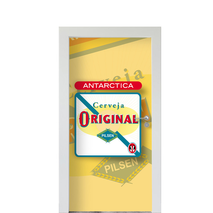 Adesivo de Porta Cerveja Antarctica Original Cod.33