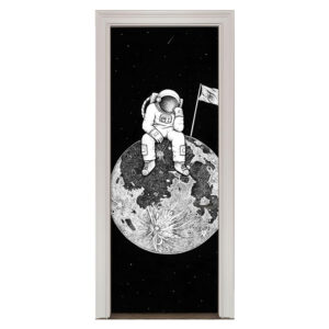 33-7.jpg Adesivo de Porta Astronauta