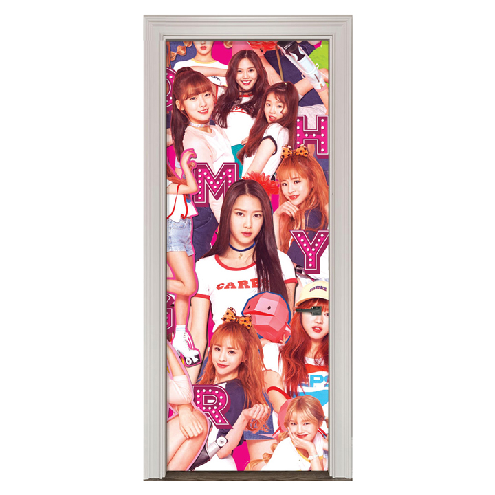 Adesivo de Porta K-Pop