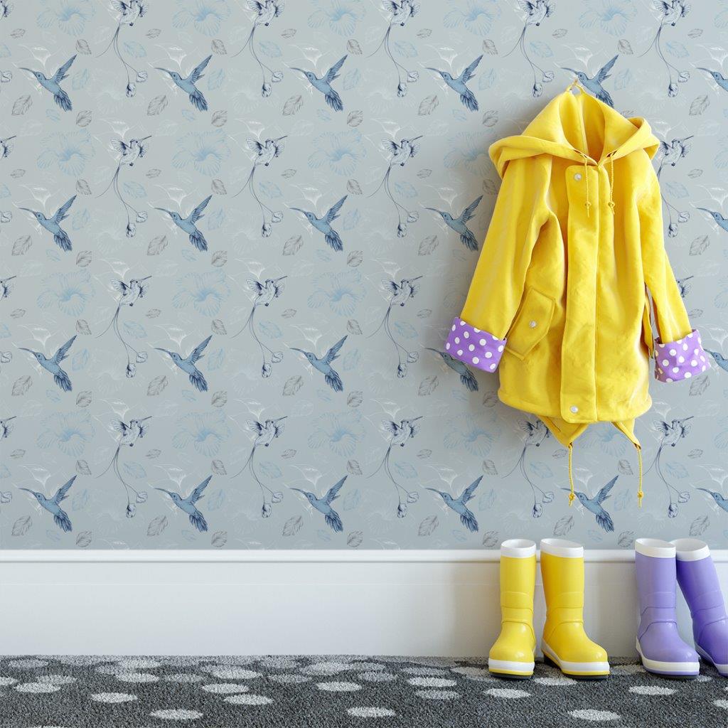 Papel de Parede Infantil Animais