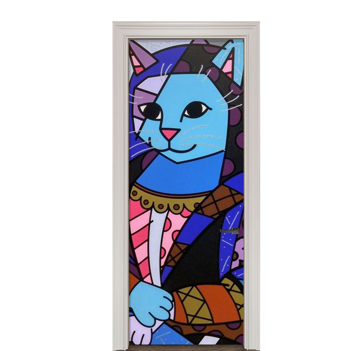 Adesivo de Porta Arte Pop