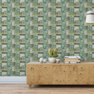 Papel de Parede Azulejos