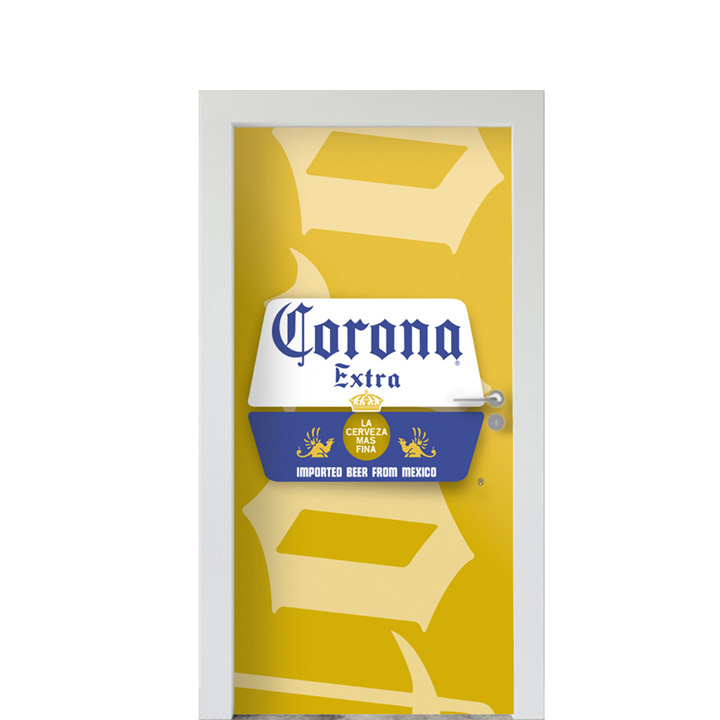 Adesivo de Porta Cerveja Corona Cod.36