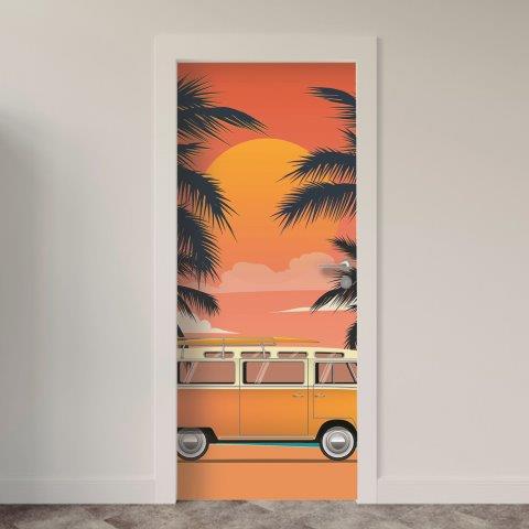 Adesivo de Porta Carros Cartaz