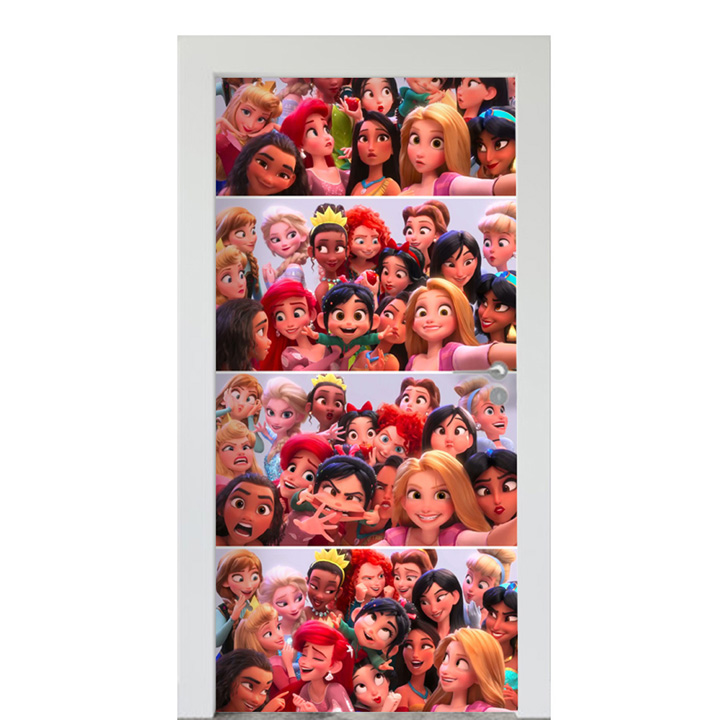 Adesivo de Porta Princesas