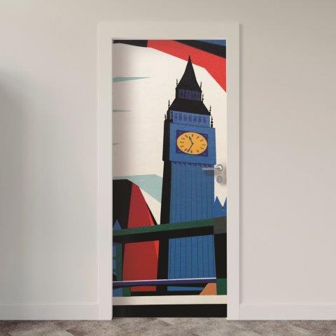 Adesivo de Porta Paris