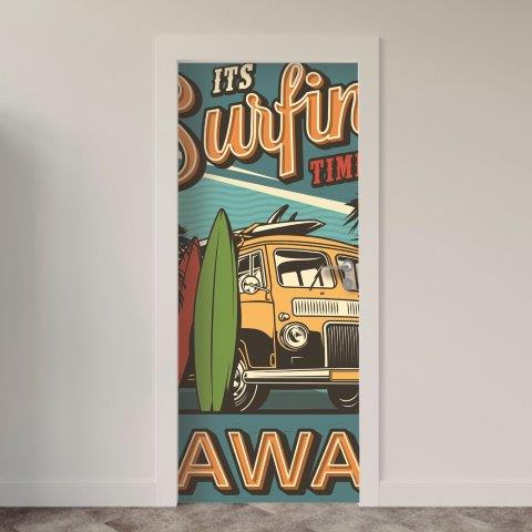 Adesivo de Porta Carros Cartaz