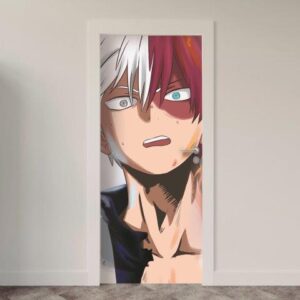 Adesivo de Porta Anime Boku No Hero