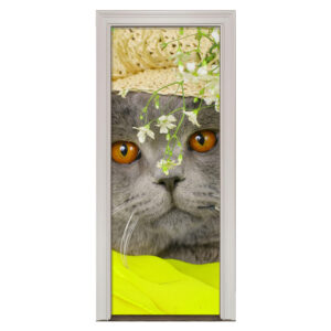 39.jpg Adesivo de Porta Gato Cod.39