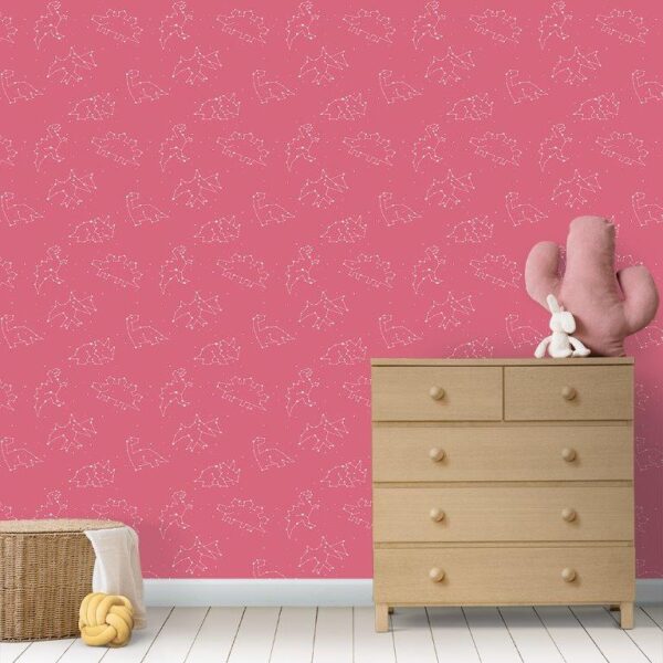 4-44.jpg Papel de Parede Baby Constelação Animal Rosa