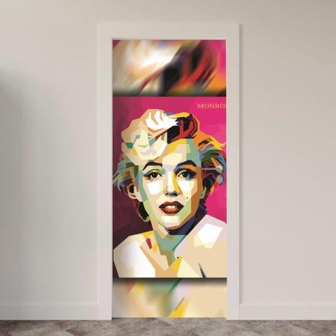 Adesivo de Porta Marilyn Monroe