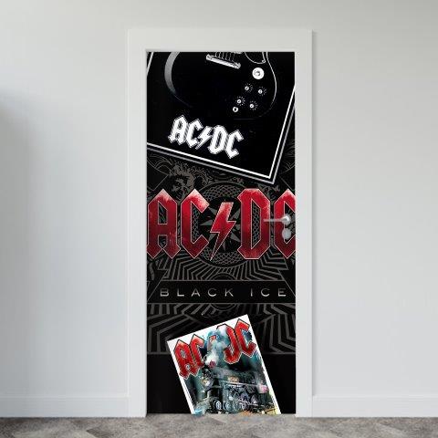 Adesivo de Porta Música AC-DC