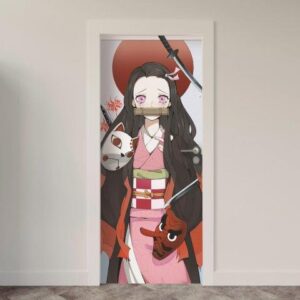 Adesivo de Porta Anime Demon Slayer