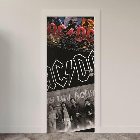 Adesivo de Porta Música AC-DC