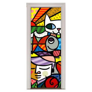 43-2.jpg Adesivo de Porta Arte Pop