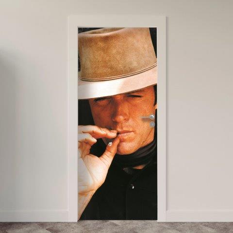 43-8.jpg Adesivo de Porta Clint Eastwood