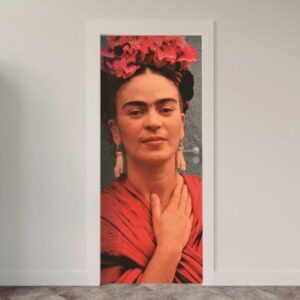 Adesivo de Porta Frida Kalo