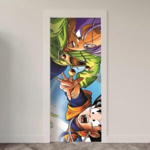 Adesivo de Porta Anime Dragion Ball Z
