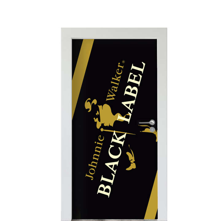 Adesivo de Porta Whisky Jhonny Walker Black Label Cod.45