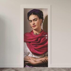 Adesivo de Porta Frida Kalo