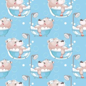Papel de Parede Baby Hora do Banho
