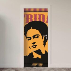 Adesivo de Porta Frida Kalo