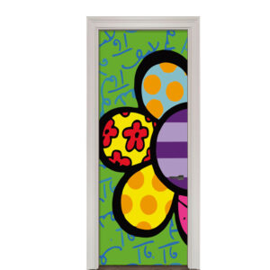 Adesivo de Porta Arte Pop