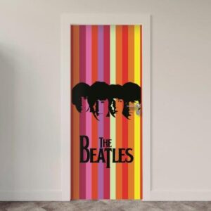 Adesivo de Porta Música Beatles