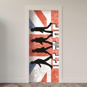 Adesivo de Porta Música Beatles