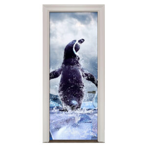 Adesivo de Porta Pinguim Cod.49