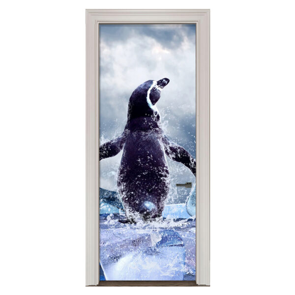 49.jpg Adesivo de Porta Pinguim Cod.49