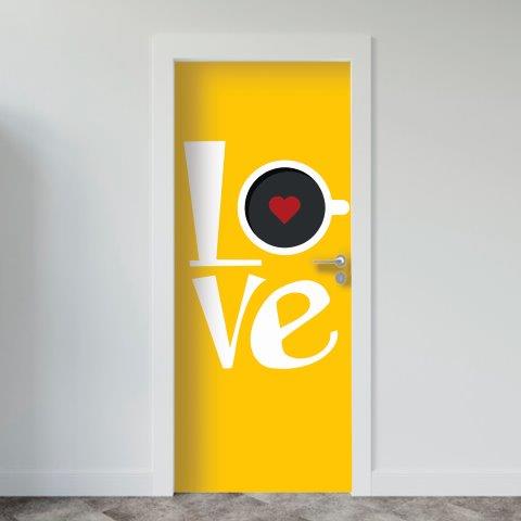 Adesivo de Porta Love