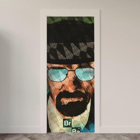 Adesivo de Porta Breaking Bad