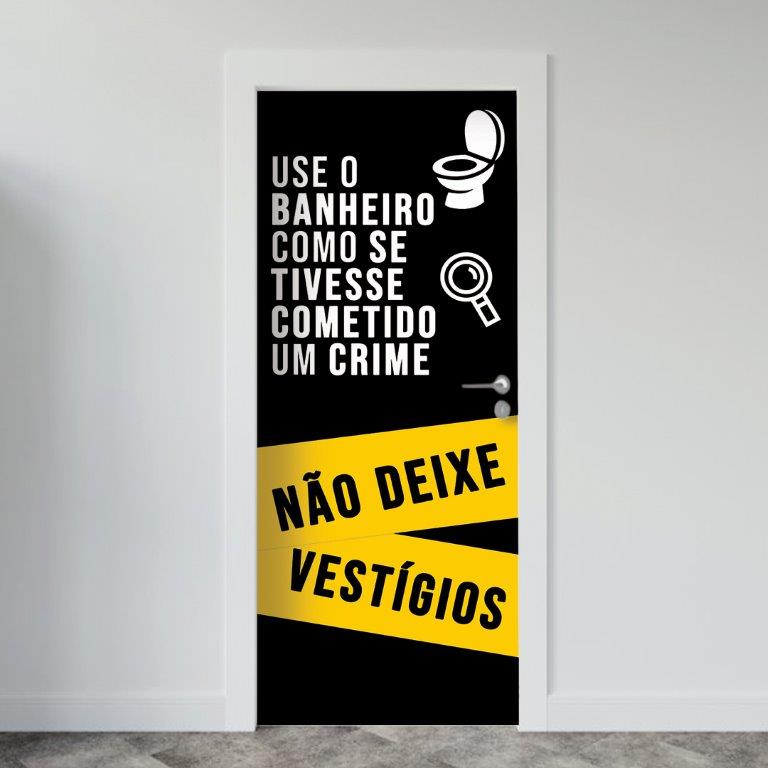 Adesivo de Porta Descolados