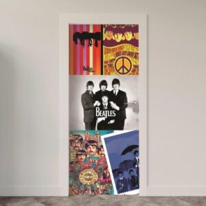 Adesivo de Porta Música Beatles