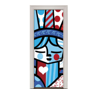 Adesivo de Porta Arte Pop