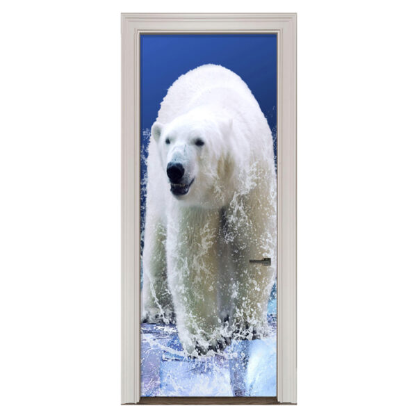 51.jpg Adesivo de Porta Urso Polar Cod.51
