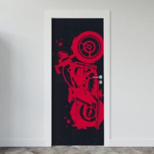 Adesivo de Porta Carros Cartaz