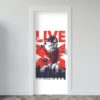 53-4.jpg Adesivo de Porta Rock Skull