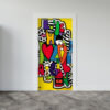 Adesivo de Porta Arte Pop