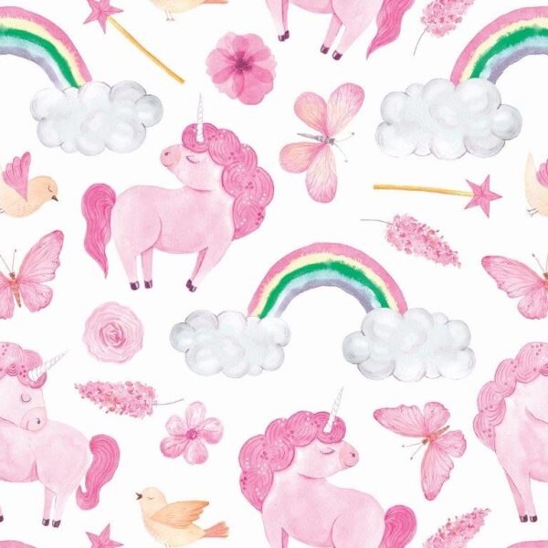 57-25.jpg Papel de Parede Baby Unicórnios Fofura & Delicadeza