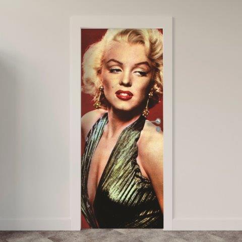 57-6.jpg Adesivo de Porta Marilyn Monroe