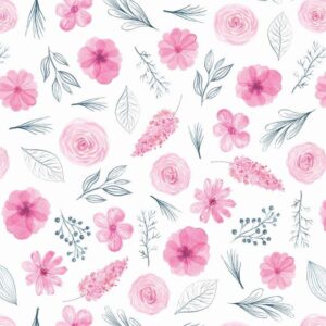 58-24.jpg Papel de Parede Baby Flores & Folhas
